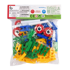 創MS56 H型積木 95pcs 拼插積木 兒童積木 益智玩具, 多色, 1套