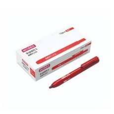 모리스 저스트클릭 유성매직 S, 적색, 12개