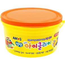 아모스 탱탱아이클레이, 주황, 600g, 1개