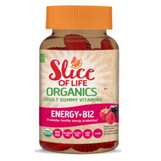 HERO NUTRITIONALS Slice of Life Energy 成人維生素軟糖無麩質素食主義者, 1個, 60 件