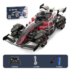 Spray 噴霧特技遙控汽車, 1個, 617超大號F1 極幽紅 單遙控  1套