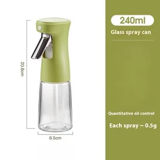 240ml 유리 오일 스프레이 병 분무 에어프라이어 주방 도구 타입