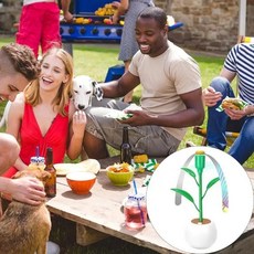 테이블 확장형 플라이 팬 캠핑 레스토랑 파티 홈바베큐 방충성 간편한 조립