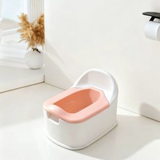 寶寶專用訓練凳 雙層可拆 穩固防滑, 少女粉,入學款/高承重-一體便鬥（不帶蓋）, 1個