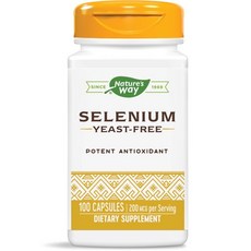 Nature's Way 然萃維 硒200mcg膠囊, 100顆, 1罐