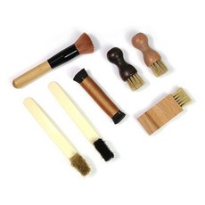 台灣熱銷 棕老虎鬃老虎山棕拓刷篆刻边款刷棕刷棕毛鬃毛刷拓古币瓦当拓碑, 【組合套裝1】小面積拓刷組合, 1個