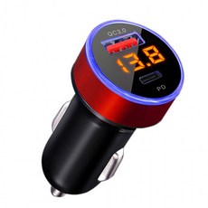 자동차충전기 듀얼시거잭 PD포트 QC3.0 호환 차량용