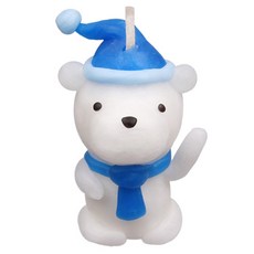 혜명마트 깜찍 백곰 양초 캔들만들기재료
