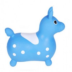 두돌아기 승용완구 아기점핑말 유아스포츠 흔들말 말타기, 블루