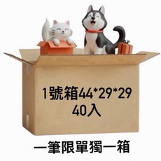 紙箱 1號箱 包裝箱, 1個, 1號箱 一箱40入 (空白)