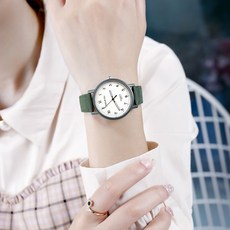 DOUKOU 學院風文藝復古刻度情侶手表