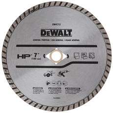 Dewalt 드월트 블록 및 벽돌용 다이아몬드 블레이드 건식/습식 절단 연속 림 17.8cm7인치 DW4712 119067, [ 1630118 ] DEWALT 블록 및 벽돌용 다이