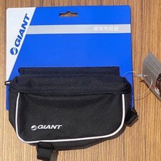 GIANT 捷安特 加大型上管馬鞍袋 車架上管包 自行車置物袋 單車配件, 1個, 黑色