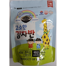 케이푸드 고소한 김자반 40g (어린이 간식-기린 처럼 키가 쑥쑥) 30개 이상(무료배송), 1개