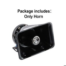 에어혼 화물차 크락션 자동차 경고 경보 경찰 화재 비상 사이렌 8 개의 큰 소리 마이크 확성기 시스템 스피커 200W 12V 24V, [10] Speaker B, [02] 24V용, [10] Speaker B