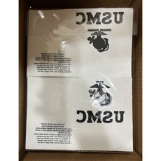 USMC IRON ON DECAL Black series 미해병대 전사지 시리즈, USMC IRON ON DECAL ver. 4, 1세트