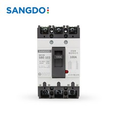 배선 차단기 SBE-103 NFB 산업용 14KA 60A 75A 100A 상도 전기 통신, 1개, 상도 배선차단기 SBE-103 60A