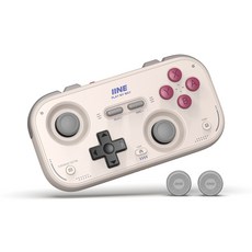 이이네 크로노스 레트로 포켓 게임 컨트롤러 스위치 배열 매립형 조이스틱 Switch/PC/iOS/Android/차량 호환 무선 게임패드, 1개, 라이트 그레이, L1194