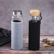 네오플랜 보틀파우치 텀블러가방 550ml, 그레이, 1개