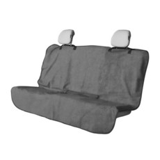 Zinytrae 스웨트 타월 카시트 커버 프로텍터 앞좌석 체육관 운동 달리기 수영 해변 하이킹용 자동차 트럭 밴 SUV용 방수 범용 시트 핑크 1개 193757, 회색, 1pcs Rear Seat