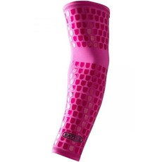 Battle 배틀 울트라 스틱 풀 암 슬리브 – 택 그립이 있는 압축 지지 팔뚝 및 팔꿈치 보호 싱글, Pink, Adult Small/Medium, 1개