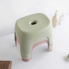 욕실 청소 빨래 미끄럼방지 발받침대 목욕의자 간이의자, 핑크2개