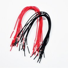 만들기용 210mm 양쪽 반탈피 전선(10개), 10개, 블랙