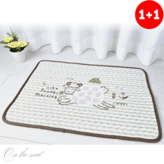 온더맷 순면 발매트 세트, 슬리핑 쉽 1+1
