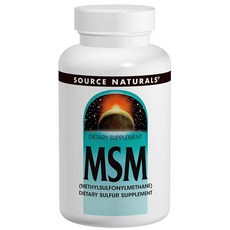 SOURCE NATURALS MSM補充粉, 453.6g, 1罐