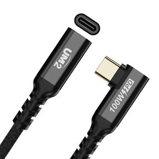 유엠투 PD 100W PPS 45W GEN2 4K C타입 연장 케이블 UMCA-EX3.0L, 1개, 3m