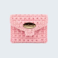 네트공예 DIY 세트 - 카드 지갑 만들기 망스티치 재료 루이_handmade 타원 골드 팬던트, 1. P-02 라이트 핑크, 1개