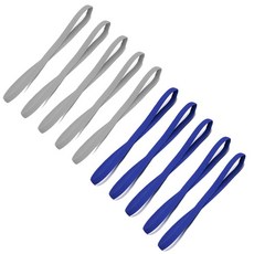 10Pcs 컬러 여성 남성 요가 머리띠 스포츠 미끄럼 방지 탄성 고무 헤어 액세서리, x 10pcs 6