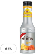 모닌 망고 프룻 믹스, 500ml, 6개
