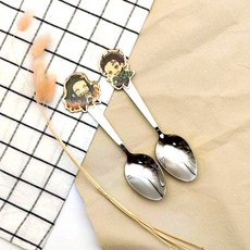 鬼滅之刃造型湯匙組-共四款 YY0017, 1個, 炭治郎+禰豆子戰鬥款