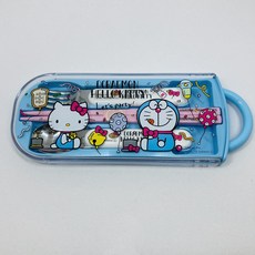 SKATER 哆啦A夢 HELLO KITTY 餐具組, 1個