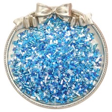 심플하니 스팽글 혼합 비즈 세트, 라이트블루, 1세트