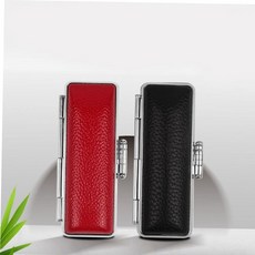 도장보관함 도장케이스 인주포함 2종 고급, 블랙