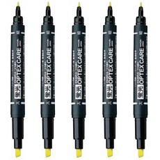 제브라 옵텍스 케어 형광펜 WKCR1 + 사은품(모닝 3색), 5개, 옐로우(Y)