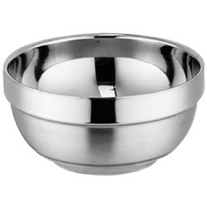 PLATINUM BOWL 不鏽鋼雙層隔熱防燙碗, single color, 1個, single product