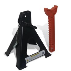 차량 점검·정비용 실속형 간이 리프트 3톤6톤 중량급 차축 스탠드 강철 조절식 잭 홀딩 자동차 밴 리프팅 도구 비상용, 1)Security Bracket, 3 Tons, 1개