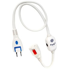 安全達人 SP-73 2P可鎖定中繼延長線 新安規 可鎖定連接插座 2P轉向插頭, 0.6m, White