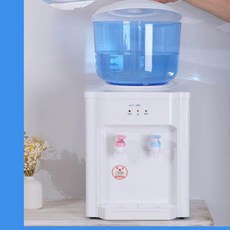 미니 냉온수기 냉수냉온 탕비실 냉온 물통 냉온정수기 온수 냉온수, 3.5L 휴대용 필터, 기본 색상