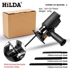 HILDA 왕복 톱날 드릴 왕복 드릴 부품 2와 같이 1개, 오일 캔 없이 × 1개