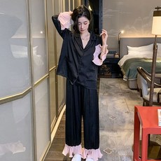 블랙 여름 여성 정장롱원피스 하객룩 출근룩 긴팔 캐주얼룩