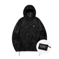매장정품 LEE 패커블 경량 후드 윈드브레이커 블랙 LE2602JK07BK 349075