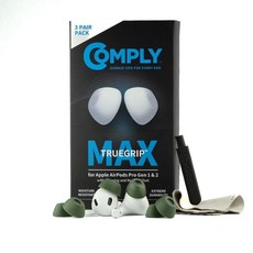모든 자브라 트루 와이어리스 이어버드에 대한 TrueGrip Pro 메모리 폼 팁 준수 287240, Small, 트루그립 맥스 그린
