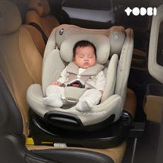 에어룬 아이사이즈 360 회전형 유아 카시트 (ISOFIX), 베이지