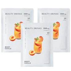 BODY GOALS 維C輕孅亮妍飲 蜜桃烏龍風味, 24g, 3個