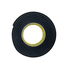 EVA 단면 흑색 스펀지테이프 폭25mmx두께5mm길이2M, 1개