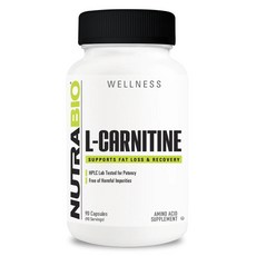 Nutrabio 左旋肉鹼膠囊, 1罐, 90顆